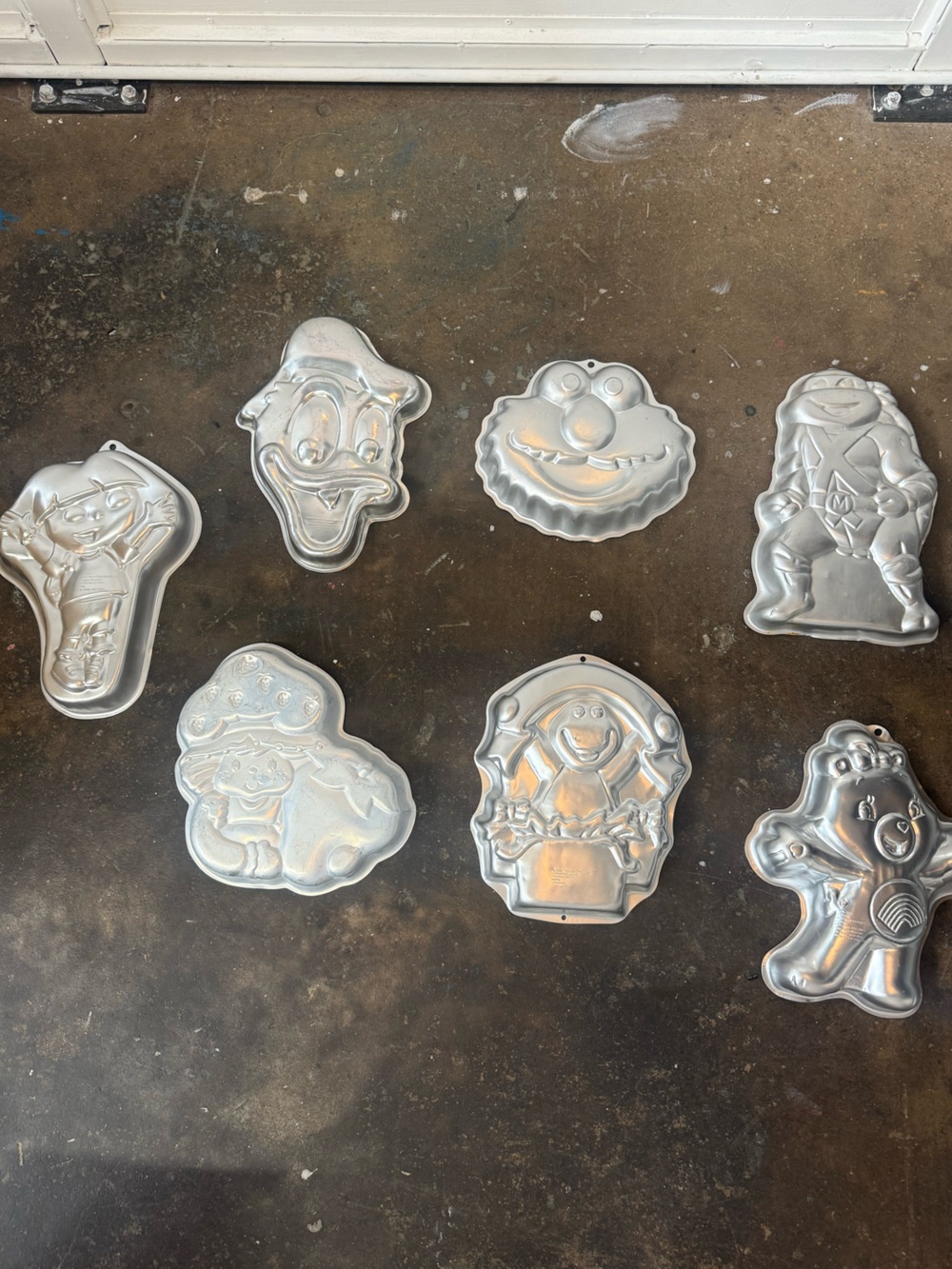 Vintage Wilton Cake Pan cartoon Lot